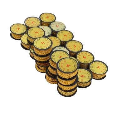Imagem de Cryfokt Conjunto de Marcadores de Numeração de Fios Cortáveis ​​para Cabos de Fio para Computadores, Pacote de 26 Marcadores de Cabos de Conduíte (6m²)