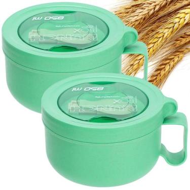 Imagem de Taça de ramen para micro-ondas Ronanemon 850 ml, conjunto de 2 com tam