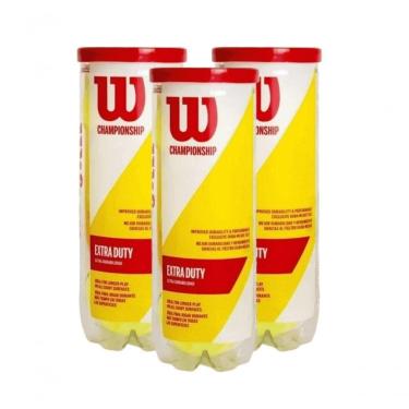 Imagem de Bola De Tênis Wilson Championship Extra Duty - Pack 3 Tubos