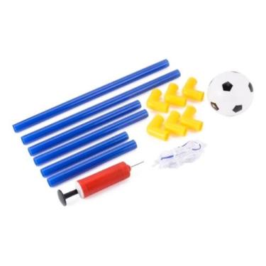 Imagem de Mini Trave Futebol Infantil Com Bola E Bomba Art Brink