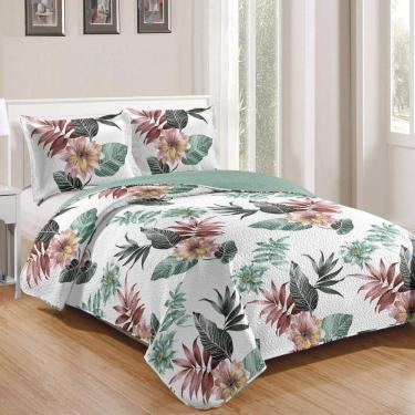 Imagem de Kit Cobre Leito Queen + 2 Porta-travesseiros Patchwork Napoli - 2