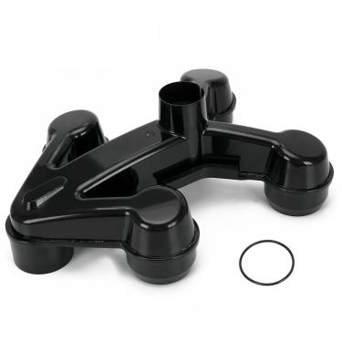 Imagem de Xxamz R0357600 Conjunto de reposição de coletor de filtro de piscina e spa compatível com sistemas de filtro de cartucho Zodiac Jandy CV340 CV460 CV580 CL340 CL460 CL580, plástico resistente com anel