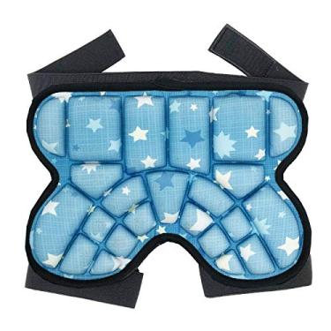 Imagem de Natuway bermuda infantil com proteção de bumbum e quadril para skate de esqui, snowboard, patinação, Star, M (5-10 Year)