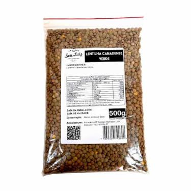 Imagem de Lentilha Canadense Verde 500g Armazém Seu Luiz