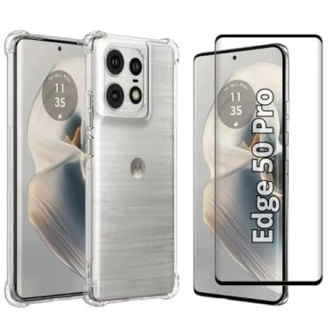 Imagem de Capa Capinha Case + Película de Cerâmica para Motorola Moto Edge 50 Pro