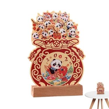 Imagem de Calendário de mesa pequeno,Calendário de mesa 2025 - Calendário criativo com base de | Planejador de calendário mensal, calendário pequeno, calendário de flores criativo para planejamento de organizaç