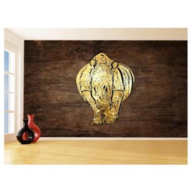 Imagem de Papel De Parede 3D Animais Pop Art Rinoceronte 3,5M Pxa527 - Você Deco