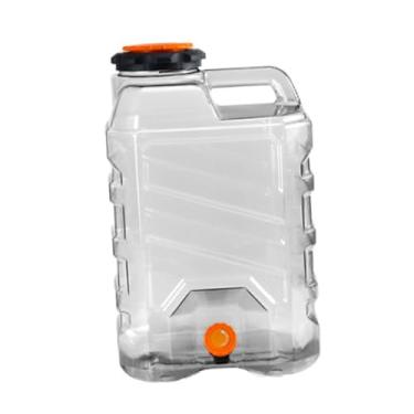 Imagem de menolana Balde dispensador de água, recipiente para armazenamento de bebidas com alça, reutilizável, sem vazamento, barril para transporte de água, para, 20l