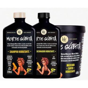 Imagem de Kit Lola Morte Súbita com Shampoo, Condicionador e Mascara  Hidratação