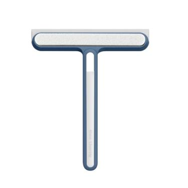 Imagem de 1 peça limpador de água de silicone, limpador de vidro, raspador de para-brisa de carro, rodo de limpeza para para-brisas de carro, janela, banheiro, cozinha, azul, 22 x 26,5 x 2,5 cm