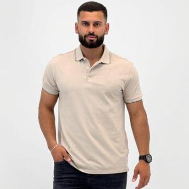 Imagem de Camisa Polo Dudalina Básica Manga Curta com Botão Masculina-Masculino