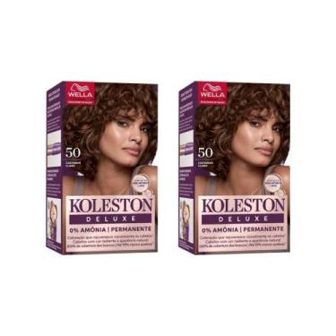 Imagem de Coloração Koleston Deluxe 0% Amônia Perman 50 Cast Claro-2Un