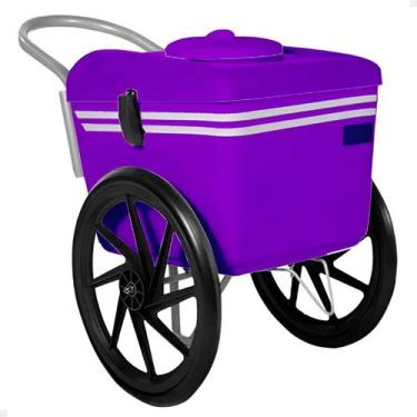 Imagem de Carrinho De Sorvete 300 Picolés T350 Thermototal Roxo