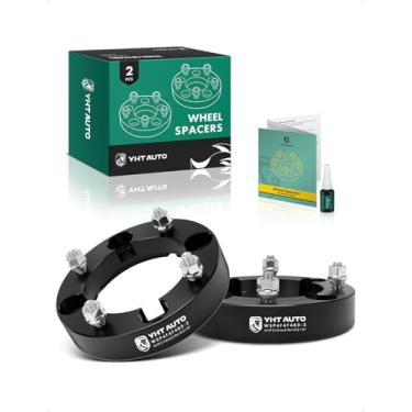 Imagem de YHTAUTO Espaçadores de roda 4 x 137 mm 1,25 polegadas compatíveis com Can-Am Outlander, Bombardier, Kawasaki, Suzuki, espaçadores de pneu com pinos de grau 10 x 1,25 e 12,9, furo central de 110 mm, 4