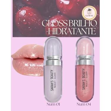 Imagem de kit 2 glossy lips 3d gloss moderno labial lips moda blogueira sarahs beauty (01e 04)