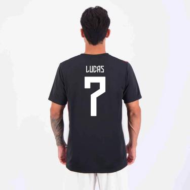 Imagem de Camisa São Paulo Dry Tricolor  7 Lucas Masculina-Masculino