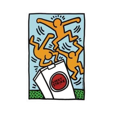 Imagem de Pinturas Em Tela De Arte De Graffiti, Pôsteres De Parede Lucky Strike,