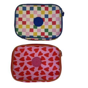 Imagem de Estojo Box Estampado Sortido 22x16x6,5cm School Basics