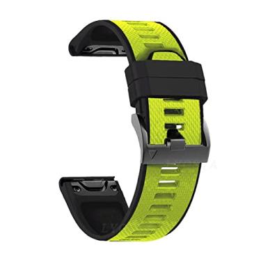 Imagem de AXTI NOVA 22 26mm Silicone Quick Fit Pulseira Para Fenix 6X 6 Pro 5X 5 Plus 3HR D2 Tactix Delta Enduro Pulseiras de Pulso Pulseira de Liberação Rápida (Cor: I, Tamanho: 26mm Descent Mk1)