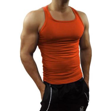 Imagem de Regata Masculina Básica Lisa Tank01 Sjons, Dourado, p