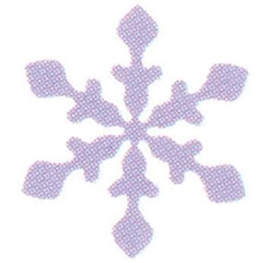 Imagem de Furador de Papel Regular ¾", 515076, formato Floco Neve 15x14 mm, Kit