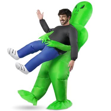 Imagem de Fantasia Inflável Alien Et Alienigena Extraterrestre Adulto, Fantasia de Alienígena Inflável para Adultos, Fantasia de Halloween para Homens