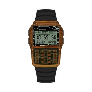 Imagem de Relógio Digital Masculino De Luxo Com Pulseira De Aço, Multifuncional 