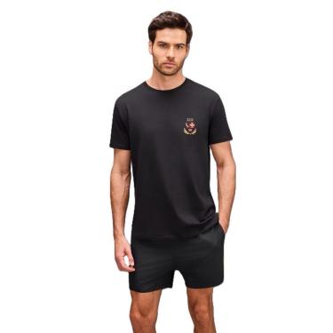 Imagem de Camiseta Estampada Escudo Cruz Malta Reserva-Masculino