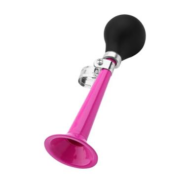 Imagem de Estink Corneta Bugle, Buzina de Palhaço Retrô para Bicicleta Com Bulbo de Aperto e Suporte de Metal para Bicicletas, Mountain Bikes, Carros de Praia e Veículos Recreativos (PINK)