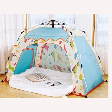 Imagem de AkosOL Barraca de acampamento instantânea automática pop-up leve impermeável à prova de vento perfeita para praia, ao ar livre, viagens, caminhadas, acampamento, caça, pesca, etc., 200 x 180 x 155 cm