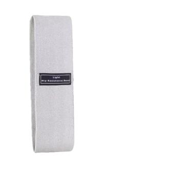 Imagem de Bandas de quadril para glúteos e coxas elásticas para treino com círculos de agachamento, tiras de fitness, laços, equipamento de academia de ioga (branco)