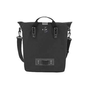 Imagem de Amgei Bolsa traseira para bagageiro de bicicleta, bolsa de assento traseiro de bicicleta de 14 L, bolsa transversal de grande capacidade, bolsa tiracolo para ciclismo, viagens, viagens e viagens