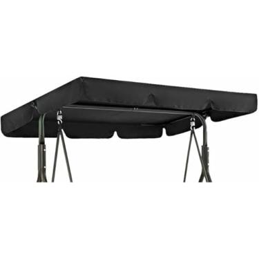 Imagem de Pátio Balanço Dossel Substituição Cadeira Balanço Dossel Pára-Sol, Jardim Ao Ar Livre Pátio Assento Móveis Capa Decoração, 164x114x15cm ~/