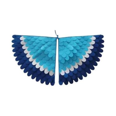 Imagem de Fantasia De Cosplay De Pássaro Para Crianças, Capa De Feltro Com Asas 