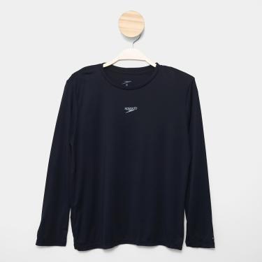 Imagem de Camiseta Infantil Speedo Manga Longa Proteção UV-Masculino