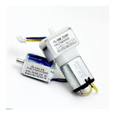 Imagem de Válvula de sangria de bomba de ar DC 3V 3,7V pequena 030 bomba de ar eletrônica de arranque + válvula solenoide normalmente aberta