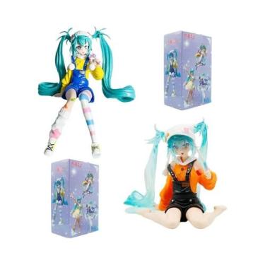 Imagem de Furyu Hatsune Miku Anime Noodle Stopper PVC Action Figure Flower Fairy