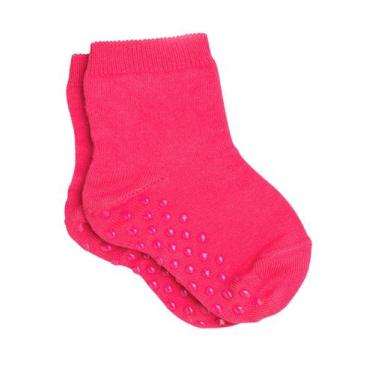 Imagem de Meia Bebê Antiderrapante Lupo 2041-032, Rosa