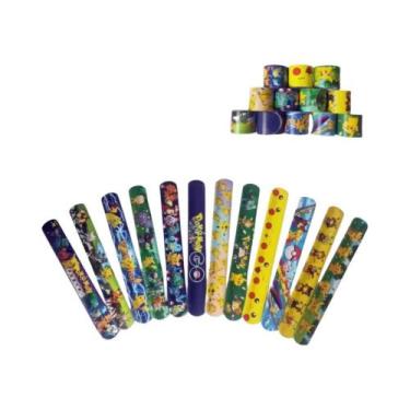 Imagem de Pulseira Infantil Pokémon Pikachu, Personagens De Bonecos De Anime, Br