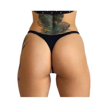 Imagem de Calcinha G String Sem Costura Em Seda De Leopardo plus Size Para Mulhe