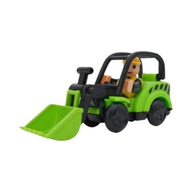 Imagem de Conjunto De Brinquedos De Trem De Madeira Com Simulação De Cena De Lav