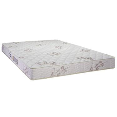 Imagem de Colchão Casal Espuma D45 Gran Luck Flora Pró Saúde (138x188x20) - Luckspuma
