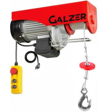 Imagem de Guincho Talha Elétrico Coluna 600/1200kg Cor Vermelho Vermelho 220v - 