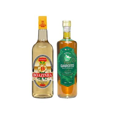 Imagem de Cachaça De Jambu Meu Garoto 700ml + Cachaça Boazinha 1000ml