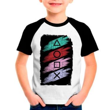 Imagem de Camiseta PLAYSTATION Games Jogos Moda Infantil Roupa Criança 01 - DESI