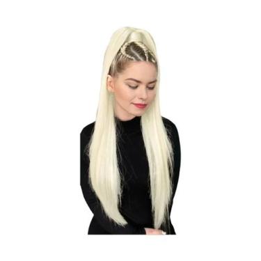 Imagem de Peruca Sintética Longa E Lisa De 18 a 32 Polegadas Com Elástico E Faix