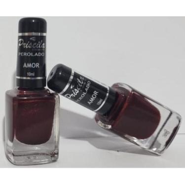 Imagem de Esmaltes priscila amor perolado cor em dobro 2 unidades r 8,60 cada fi