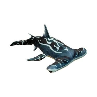 Imagem de Almofada De Pelúcia Tubarão-Martelo 55/90cm, Brinquedo De Pelúcia Supe