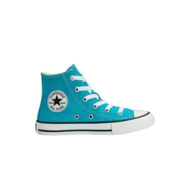 Imagem de Tênis Converse Chuck Taylor All Star Seasonal Colors - Cano alto - Azul Turquesa-Unissex