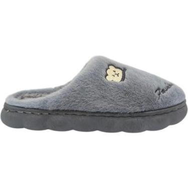 Imagem de Pantufa Unissex Casual Dia a Dia com Forro Aveludado Conforto Inverno Europa Pantufas 200702-Unissex